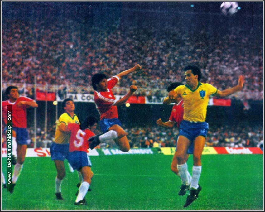 brazil chile 1990 - Pato Yáñez