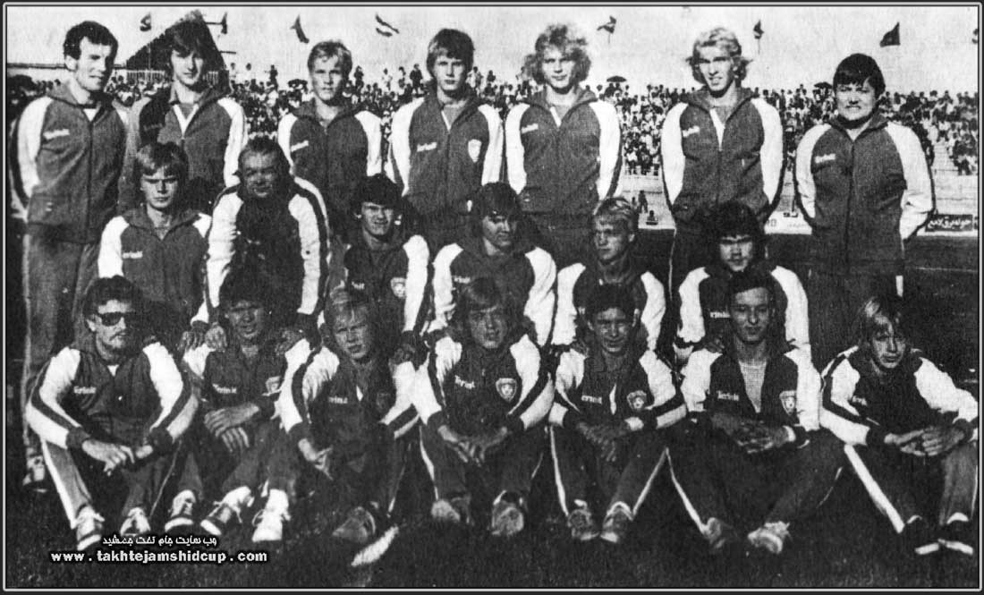 Finnish football team 1976
