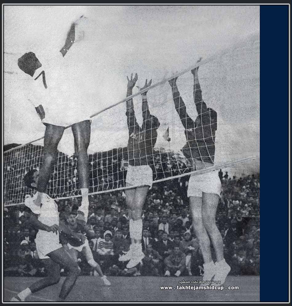 India and Iran, the 1964 Tokyo Olympic volleyball