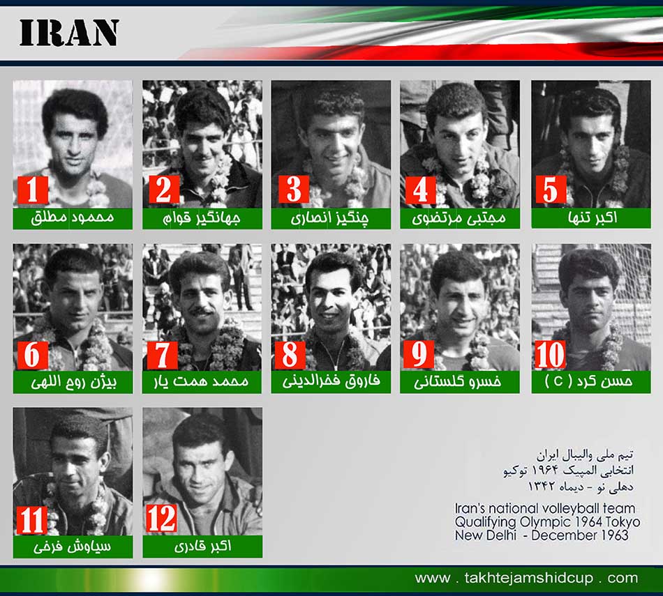 تیم ملی والیبال ایران 1342