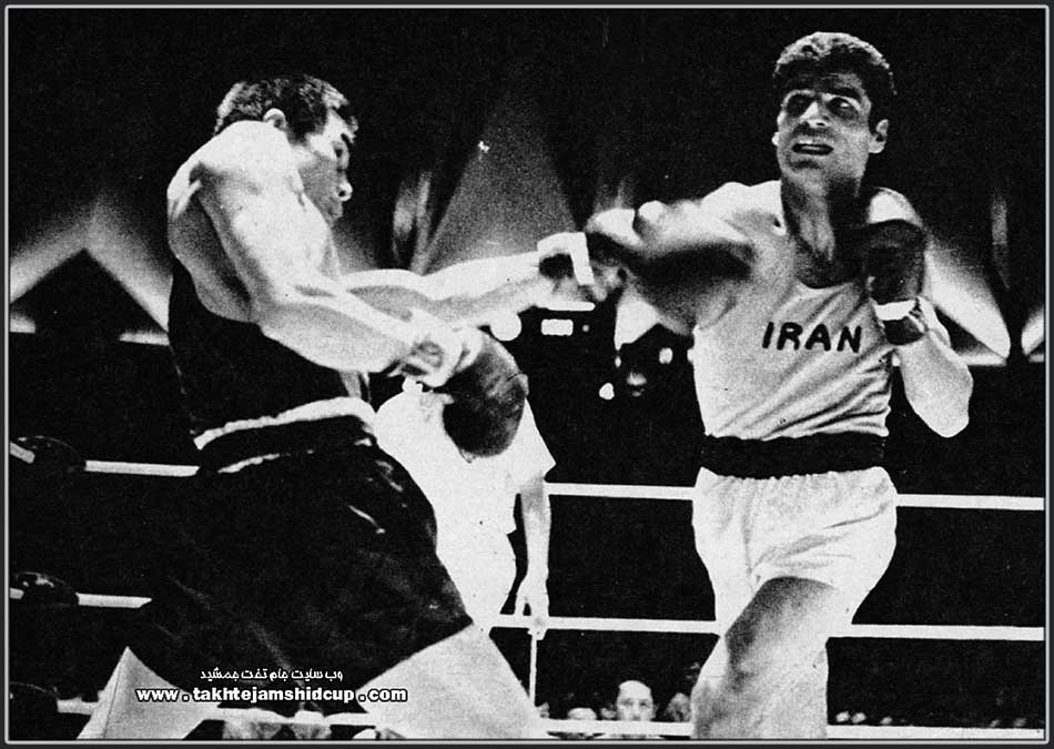  Asian Amateur Boxing 1973 - Jabbar Felli and Hideaki Otsuka 57 kg