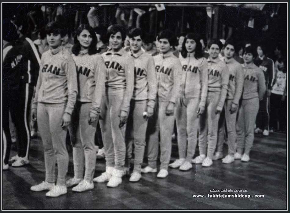  والبال بانوان 1966 بانکوک   Women's volleyball Iran 1966 Bangkok Asian Games