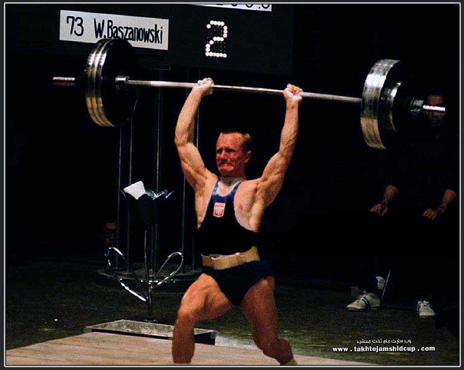 Waldemar Baszanowski Weightlifting at the 1964 Summer Olympics والدمار بازانوفسکی المپیک 1964 توکیو  وزنه برداری