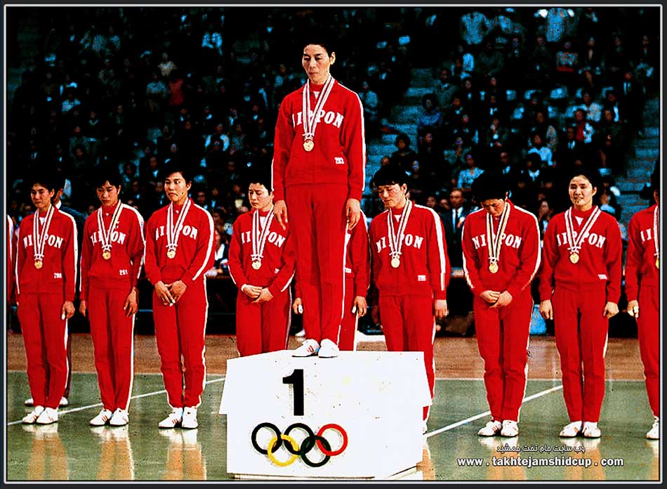 Japan women's national volleyball team won the Olympic Games in 1964 والیبال بانوان ژاپن قهرمان مسابقات المپیک 1964