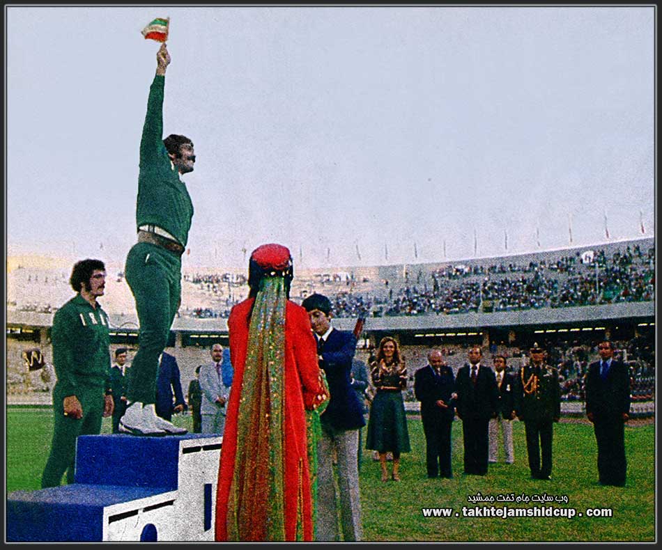 جلال کشمیری قهرمان پرتاب دیسک بازیهای آسیایی تهران  AsIAN Games 1974 Jalal Keshmiri discus throw