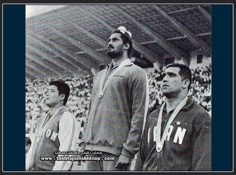 Shot put 1970 Asian Games Joginder Singh - Jalal Keshmiri - Masazumi Aoki