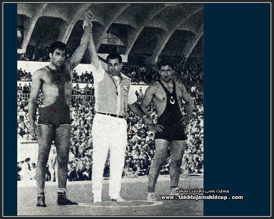 منصور مهدی زاده و احمد آئیک قهرمانی جهان صوفیه 1963 1963 World Wrestling Championships Mansour Mehdizadeh and Ahmet Ayık freestyle  87 kg