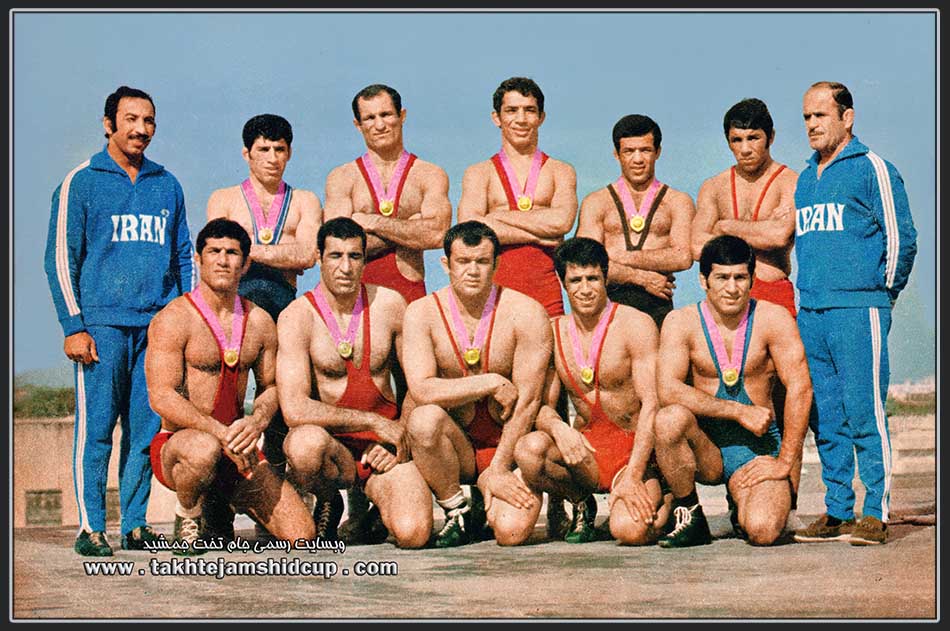 تیم کشتی آزاد ایران بازیهای آسیایی بانکوک 1970 Iranian freestyle wrestling team in 1970 Asian Games in Bangkok ทีมมวยปล้ำ ฟรีสไตล์ อิหร่าน ในปี 1970 เอเชียนเกมส์ ในกรุงเทพฯ