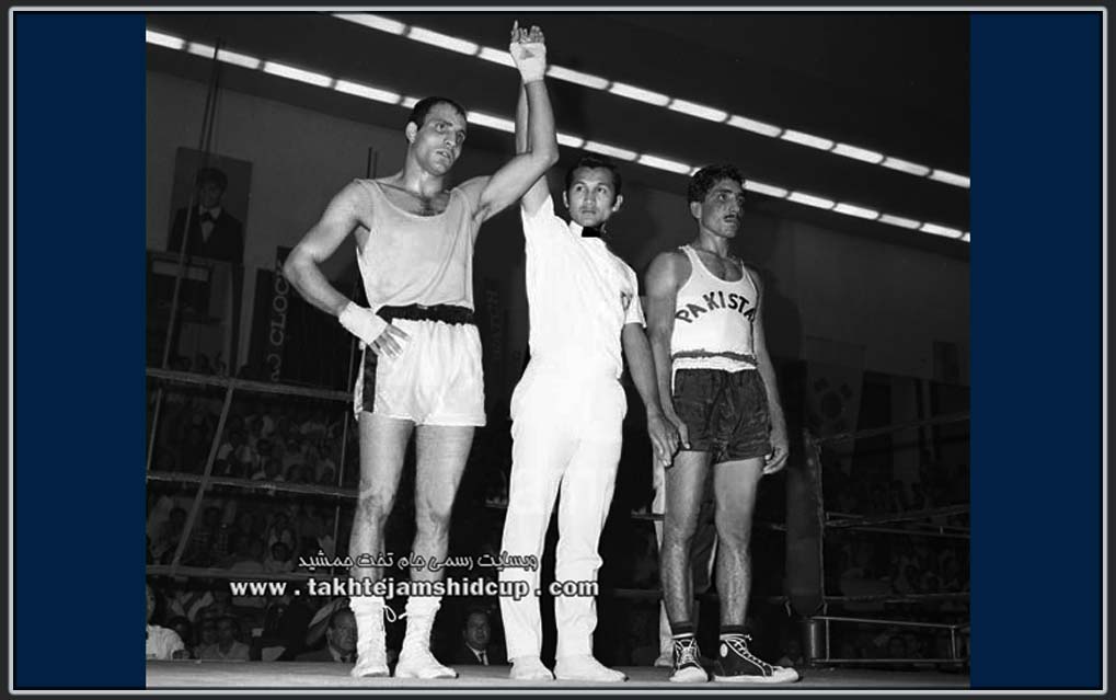 فینال وزن 71 کیلوگرم - عبدالله قاسمی و حبیب الرحمن پاکستانی - final 71 kg 1971  Asian Amateur Boxing Championships Abdullah Ghasemi & Habib ur-Rahman